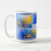 Mug Champ de fleurs moderne (Gauche)