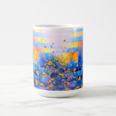 Mug Champ de fleurs moderne (Centre)