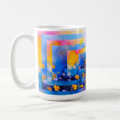 Mug Champ de fleurs moderne (Gauche)