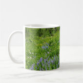 Mug Champ de Fleurs sauvages au Mont Rainier (Gauche)