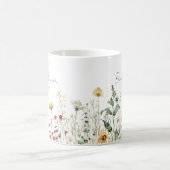 Mug Champ de fleurs sauvages estivales pour la fête de (Centre)