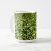 Mug Champ de fleurs vert (Devant gauche)