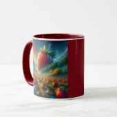 Mug Champ de fraises de rêves (Devant gauche)