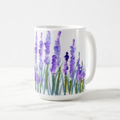 Mug Champ de la boue de lavande (Devant droit)