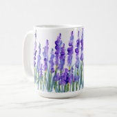 Mug Champ de la boue de lavande (Devant gauche)