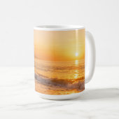 Mug Champ de lavande en fleurs au coucher de soleil do (Devant droit)