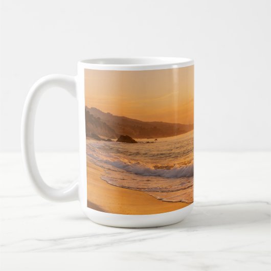 Mug Champ de lavande en fleurs au coucher de soleil do (Gauche)