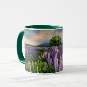 Mug Champ de lupin en Nouvelle Zélande
