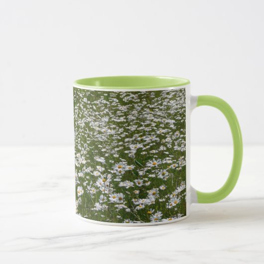 Mug Champ de marguerites Fleurs sauvages de l'Alaska (Droite)
