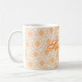 Mug Champ de marguerites Mug, Fleurs orange (Gauche)