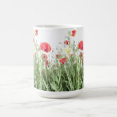 Mug Champ de pavot Fleur de la nature (Centre)