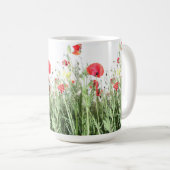 Mug Champ de pavot Fleur de la nature (Devant droit)