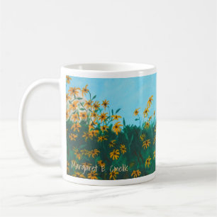 Mug Champ de Susans à l'oeil noir par peinture agricol