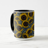 Mug Champ de tournesol 2 (Devant gauche)