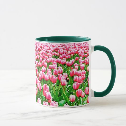 Mug Champ des tulipes roses (Droite)