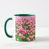 Mug Champ des tulipes roses (Gauche)