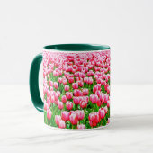 Mug Champ des tulipes roses (Devant gauche)