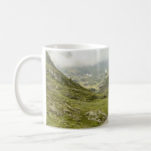 MUG CHAMP ET MONTAGNE VERTS (Gauche)