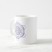 Mug Champ humain d'énergie de Merkaba de nos 7 Chakras (Devant gauche)