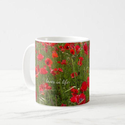 Mug Champ Red Poppy (Devant gauche)