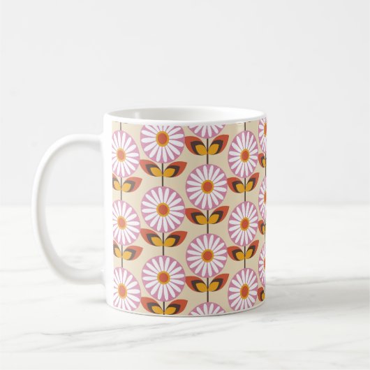 Mug Champ rose des marguerites (Gauche)