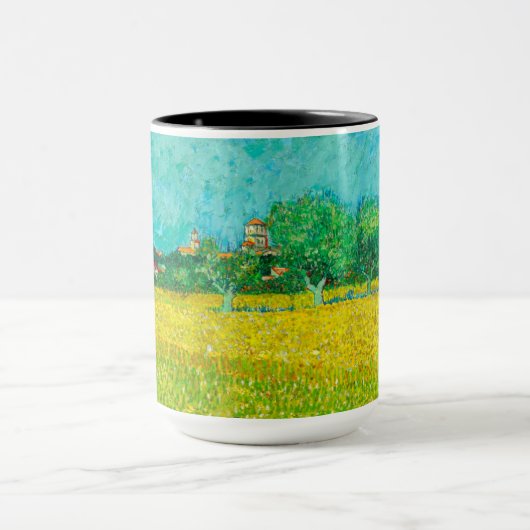 Mug Champ Van Gogh avec Irises près d'Arles (Centre)