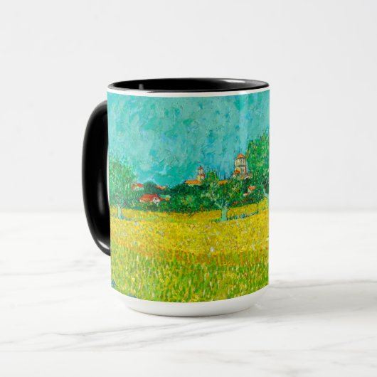 Mug Champ Van Gogh avec Irises près d'Arles (Devant gauche)