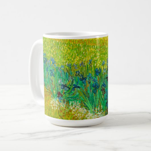 Mug Champ Van Gogh avec Irises près d'Arles (Devant gauche)