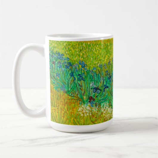 Mug Champ Van Gogh avec Irises près d'Arles (Gauche)