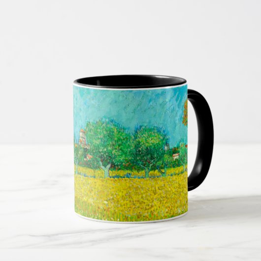Mug Champ Van Gogh avec Irises près d'Arles (Devant droit)