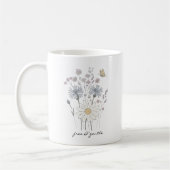 Mug Champ vibrant de fleurs sauvages (Gauche)