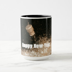 Mug Champagne Black Gold Bonne Année