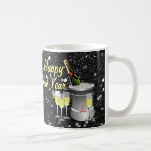 Mug Champagne effrayante par bonne année