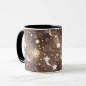Mug - Champagne Gold Celestial Moon (Devant gauche)