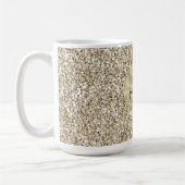 Mug Champagne Gold Glitzy Parties scintillant (Gauche)