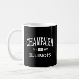 Mug Champaign Illinois Il State Throwback Athletic
