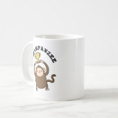 Mug Champanzee Funny Champion Chimpanzé Pun (Devant gauche)