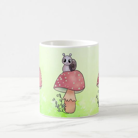 Mug Champignon avec escargot (Centre)