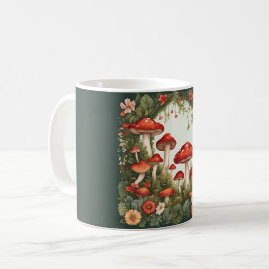Mug Champignon Cottagecore (Devant gauche)