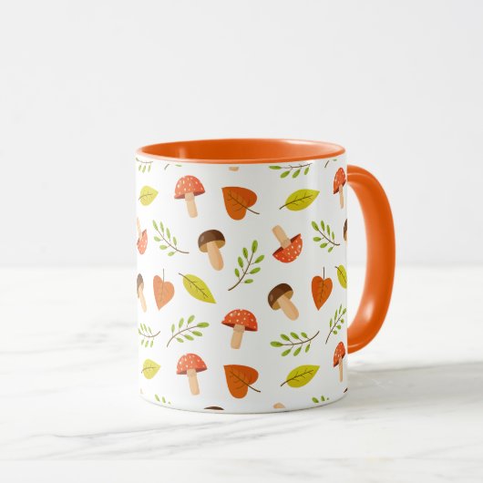 Mug Champignon d'automne (Devant droit)