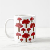 Mug Champignon de la forêt de Toadstool Rouge (Gauche)