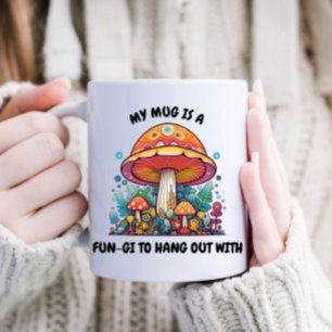 Mug Champignon Drôle de Fungi Café