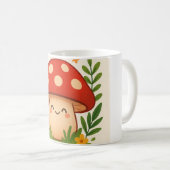 Mug Champignon Esthétique Mignon (Devant droit)