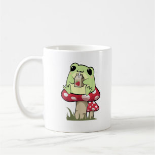 Mug Champignon Grenouille Goblincore Mycologie Style C