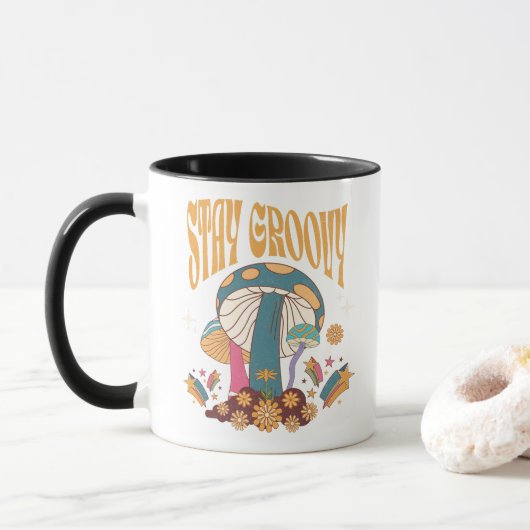 Mug Champignon Reste Swell (Avec donut)