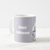 Mug Champignon Violet Halloween (Devant gauche)
