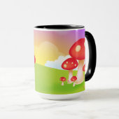 Mug Champignons (Devant droit)