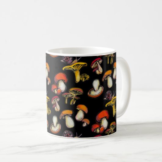 Mug Champignons (Devant droit)