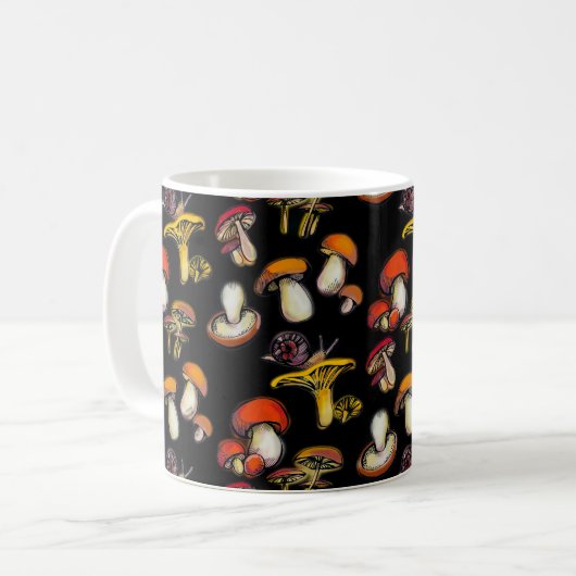 Mug Champignons (Devant gauche)