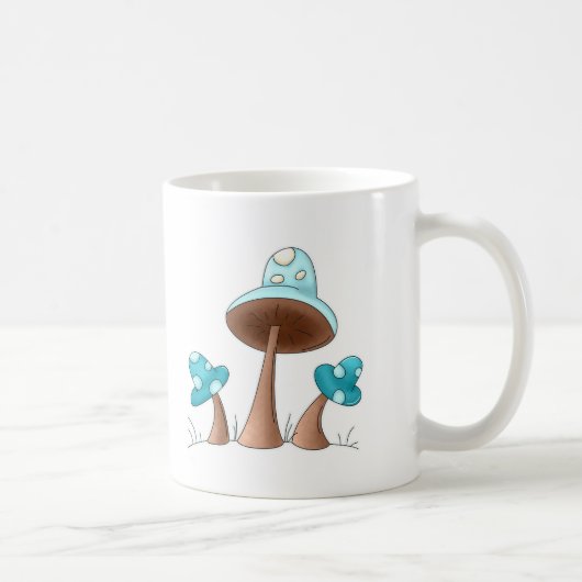 Mug Champignons bleus (Droite)